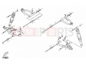 DERBI QUAD DXR 200 Front shock absorber