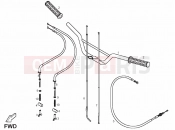 DERBI QUAD DXR 200 Handlebar