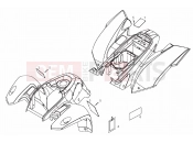 DERBI QUAD DXR 200 Plate set