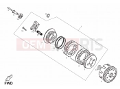 DERBI QUAD DXR 200 Clutch