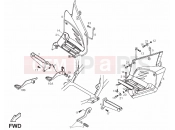 DERBI QUAD DXR 200 Foot rests
