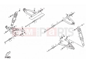 DERBI QUAD DXR 200 Front shock absorber