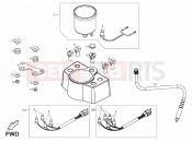 DERBI QUAD DXR 200 Instruments