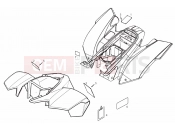 DERBI QUAD DXR 200 Plate set