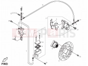 DERBI QUAD DXR 200 Rear brake