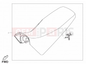 DERBI QUAD DXR 200 Saddle