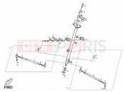 DERBI QUAD DXR 200 Steering