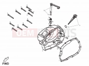 DERBI QUAD DXR 200 Variator carter cover