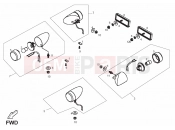 DERBI QUAD DXR 250 Flasher unit
