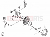 DERBI QUAD DXR 250 Guide roller