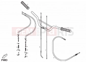 DERBI QUAD DXR 250 Handlebar