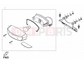 DERBI QUAD DXR 250 Headlight