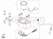 DERBI QUAD DXR 250 Instruments