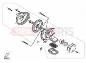 DERBI QUAD DXR 250 Oil pump