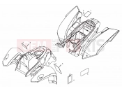DERBI QUAD DXR 250 Plate set