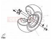 DERBI QUAD DXR 250 Rear wheel