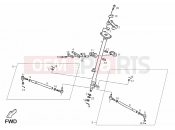 DERBI QUAD DXR 250 Steering