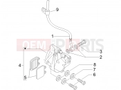 DERBI Sonar 125 Brakes pipes - Calipers