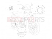 DERBI Sonar 125 Plates - Emblems