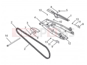 DERBI STX 150 Swing arm