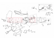 DERBI Terra 125 Number-plate light