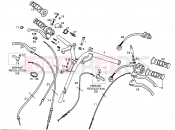 DERBI Variant Courier 50 Handlebar - Controls