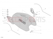 DUCATI Sportclassic GT1000 FUEL TANK » TANK/SEAT