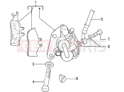 gilera DNA 125 féknyereg