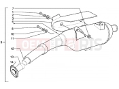 gilera DNA 125 Silencer