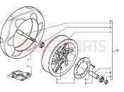 gilera DNA 180 első kerék