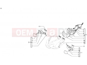 GILERA DNA 180 Headlamp-turn signal lamp