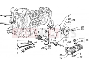 GILERA DNA 180 Pump group - Oil pan
