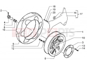 GILERA DNA 180 Rear wheel
