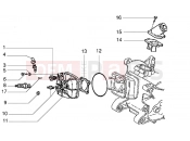 gilera DNA 50 Cylinder head and induction pipe