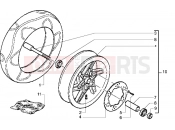 gilera DNA 50 első kerék