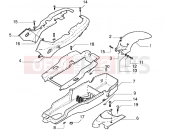 gilera DNA 50 Rear mudguard-undersaddle