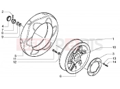 gilera DNA 50 hátsó kerék