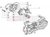 gilera DNA 50 kihajtás tengely