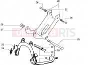 gilera DNA 50 középállvány