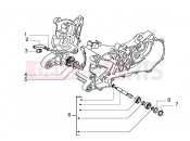 gilera DNA 50 vízszivattyú