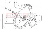 gilera Eaglet első kerék
