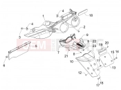 GILERA Fuoco 500 hátsó burkolat - sárvédő