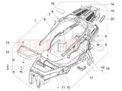 gilera 2009 Fuoco 500 Helmet huosing - Undersaddle