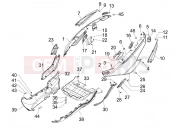 GILERA Fuoco 500 Side cover - Spoiler