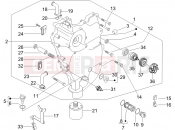 GILERA Fuoco 500 Flywheel magneto cover - Oil filter