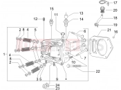 gilera 2013 Fuoco 500 hengerfej - szelep