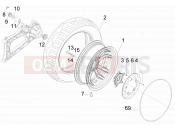 GILERA Fuoco 500 Rear wheel
