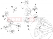 GILERA Fuoco 500 Selectors - Switches - Buttons