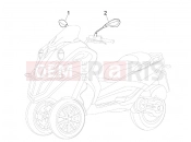 GILERA Fuoco 500 Driving mirror/s