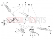 GILERA Fuoco 500 Handlebars - Master cil.